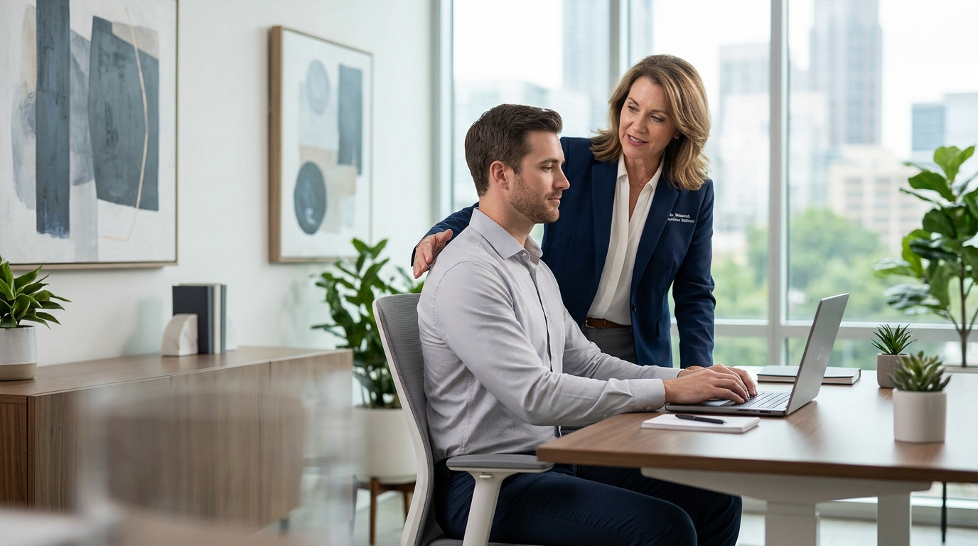 How to Improve Posture While Working From Home in Atlanta