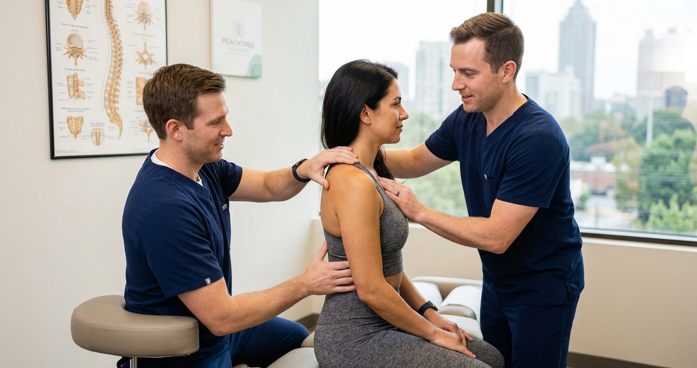 Seeking the best chiropractor for sports injuries in Midtown Atlanta? Peachtree Wellness offers advanced K-Laser, spinal decompression, and same-day accident care.