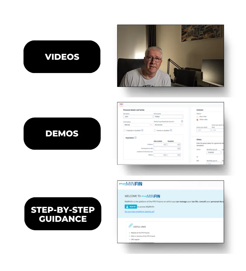 Easy simple easy to follow video tutorials