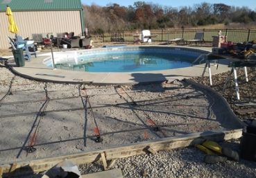 Tallahassee Concrete builds and installs Pool Deck
