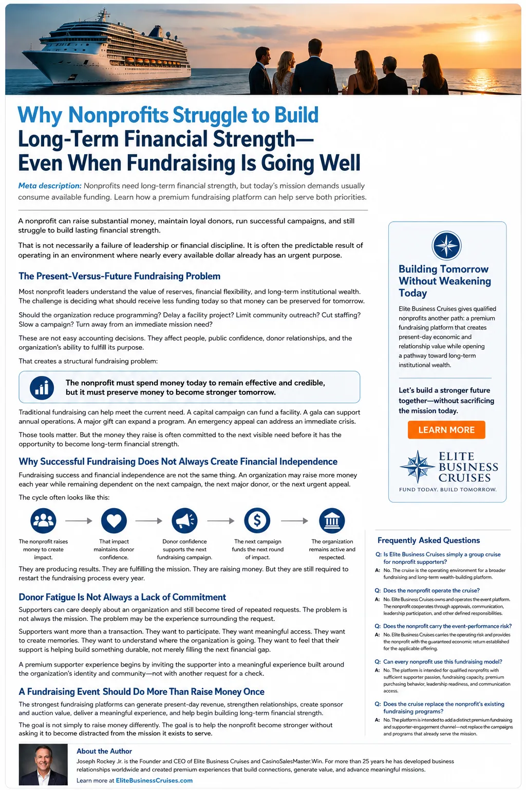 Why Successful Fundraising Can Still Leave a Nonprofit Financially Fragile