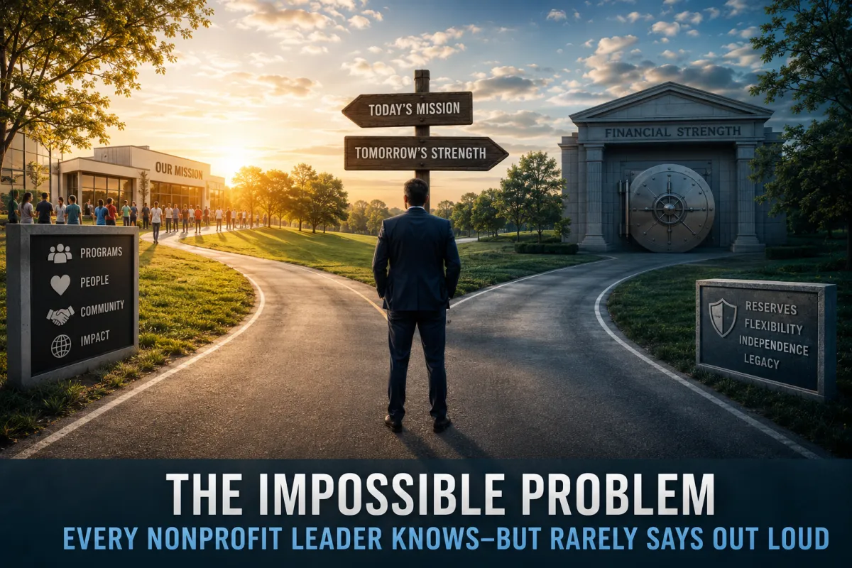 Every nonprofit faces pressure to fund today’s mission while building tomorrow’s financial strength. Learn why the problem is structural—and how Elite Business Cruises gives qualified nonprofits another path.