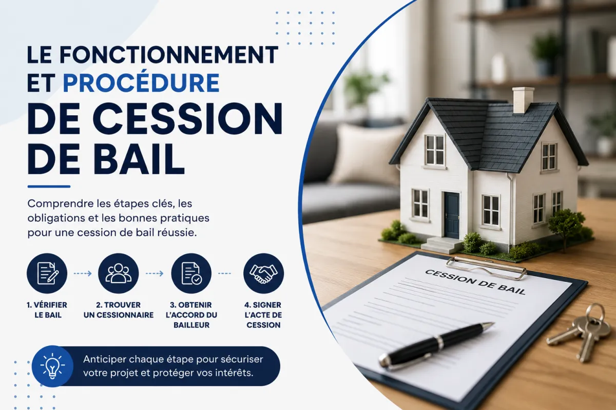 Fonctionnement et procédure de cession de bail