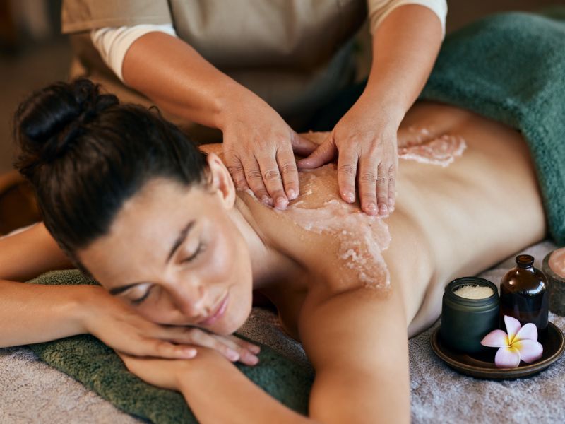 Thai yoga massage with assisted stretching at Aya Thai Massage and Wellness