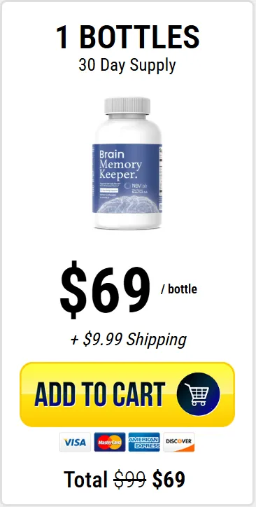 brain memory keeper buy 1 bottle