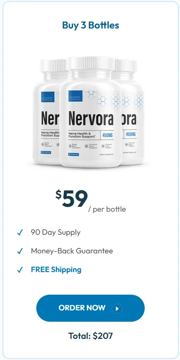 nervora buy 3 bottles