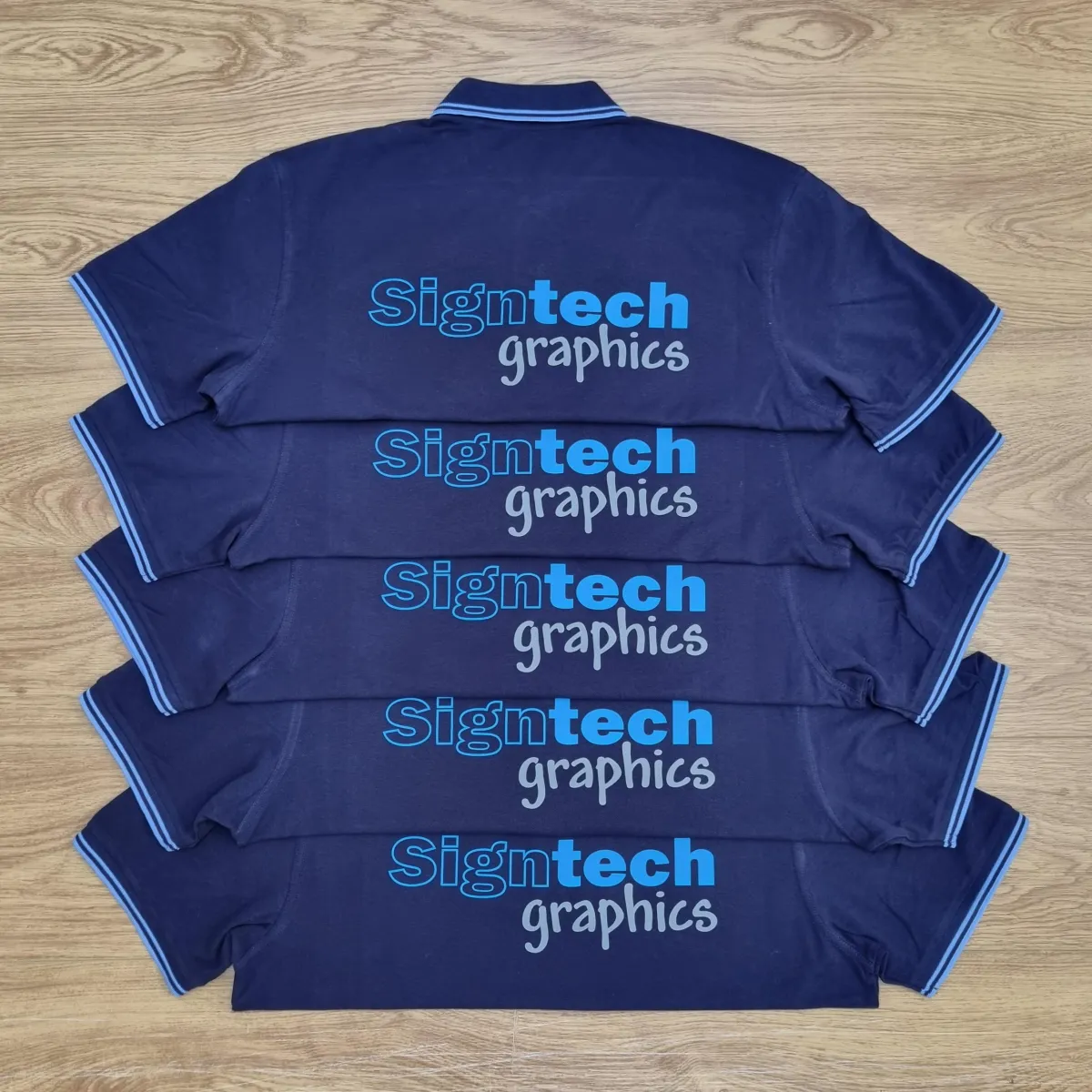 Customised printed hoodies branded for workwear.