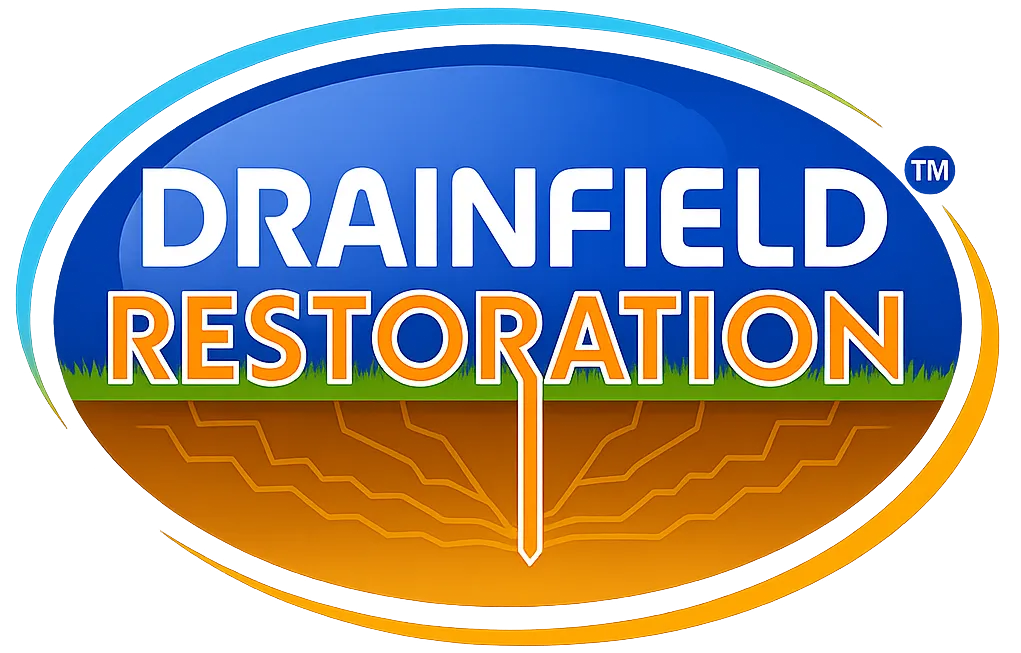Logo, Septic Backup and drainfield restoration in Bend Oregon for residential systems by Drainfield Restoration Services.