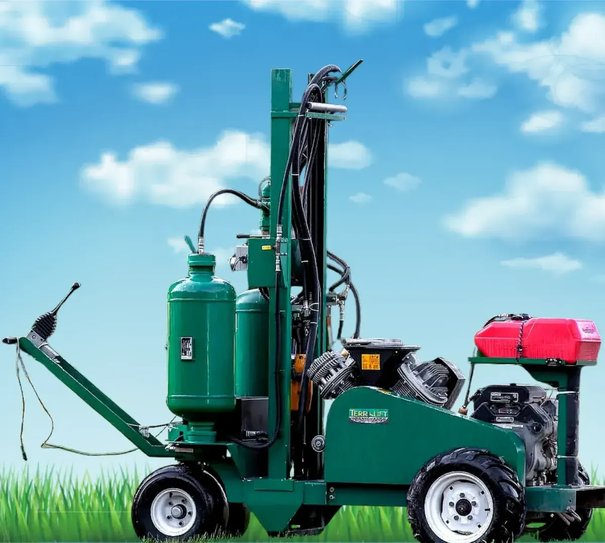 Terralift septic restoration in Central Oregon to fix failed drainfields in one day for residential systems by Drainfield Restoration Services.