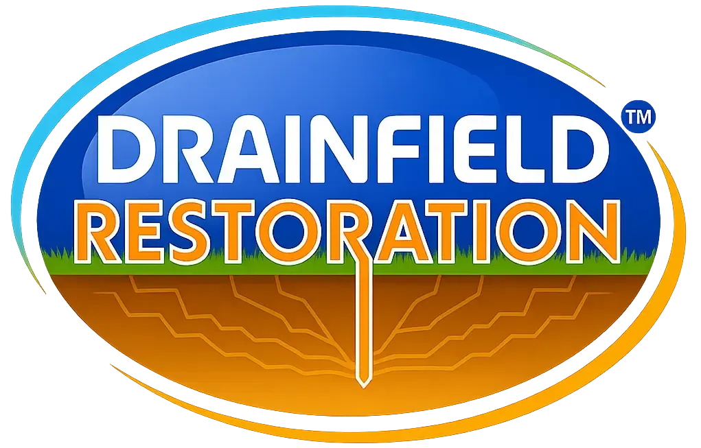 Logo, Septic Backup and drainfield restoration in Bend Oregon for residential systems by Drainfield Restoration Services. 