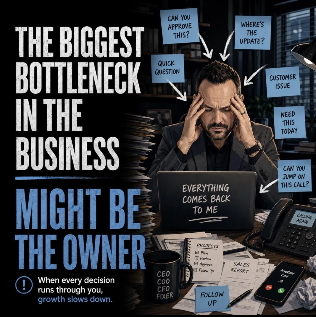 Darrell Willis, Owner Bottleneck Advisor helping owner-led businesses reduce owner dependence