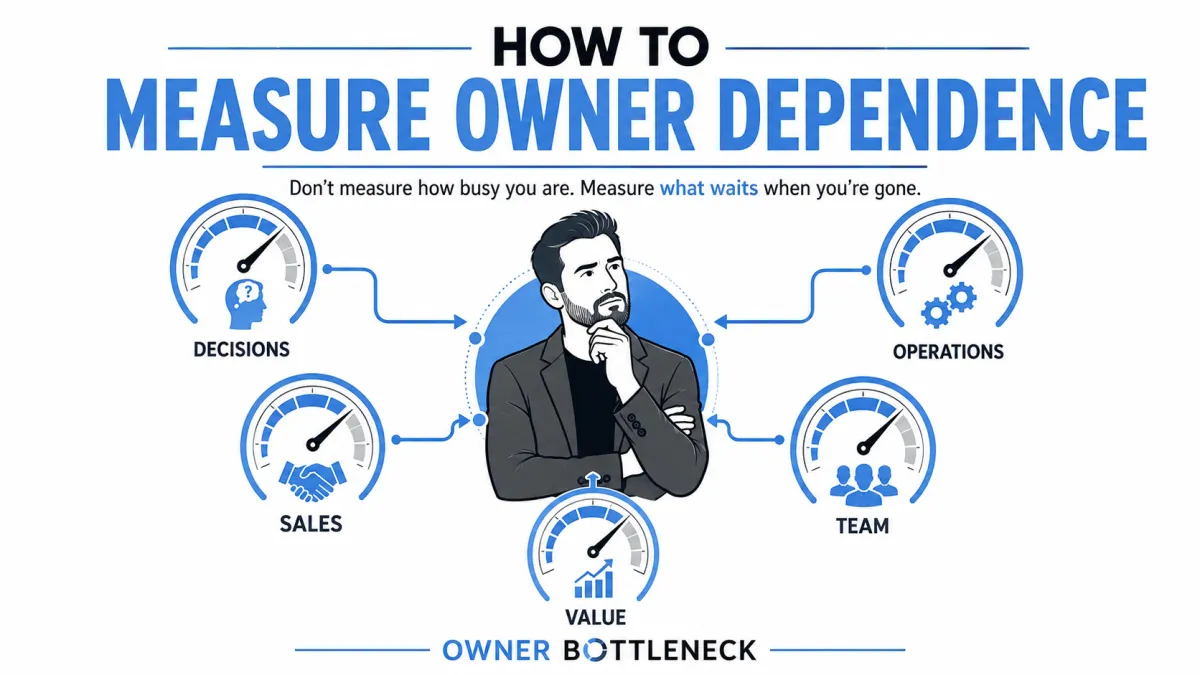 How to Measure Owner Dependence in Your Business