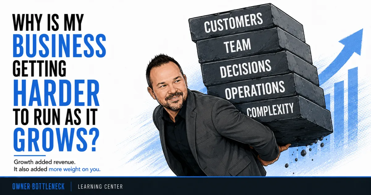 Why Is My Business Getting Harder to Run as It Grows?