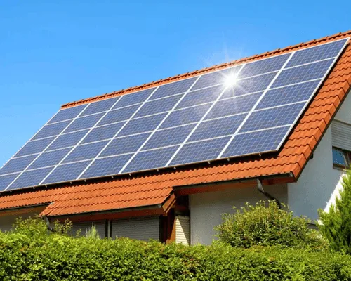 Roof-Mounted Solar Panel Installation Danbury