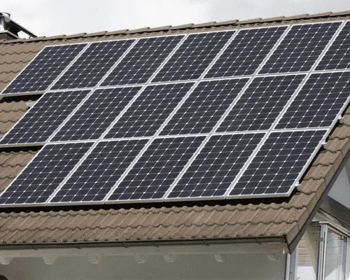 Roof-Mounted Solar Panel Installation Danbury