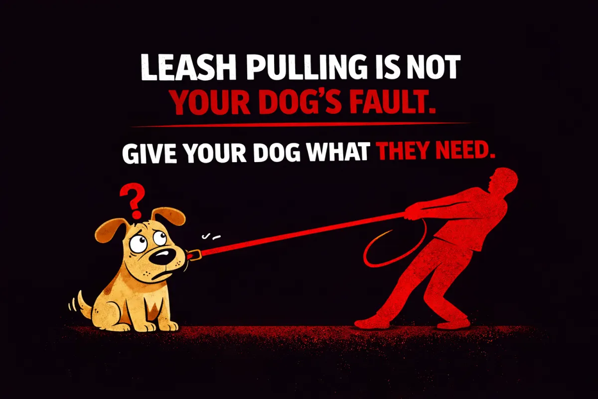 dog leash pulling training