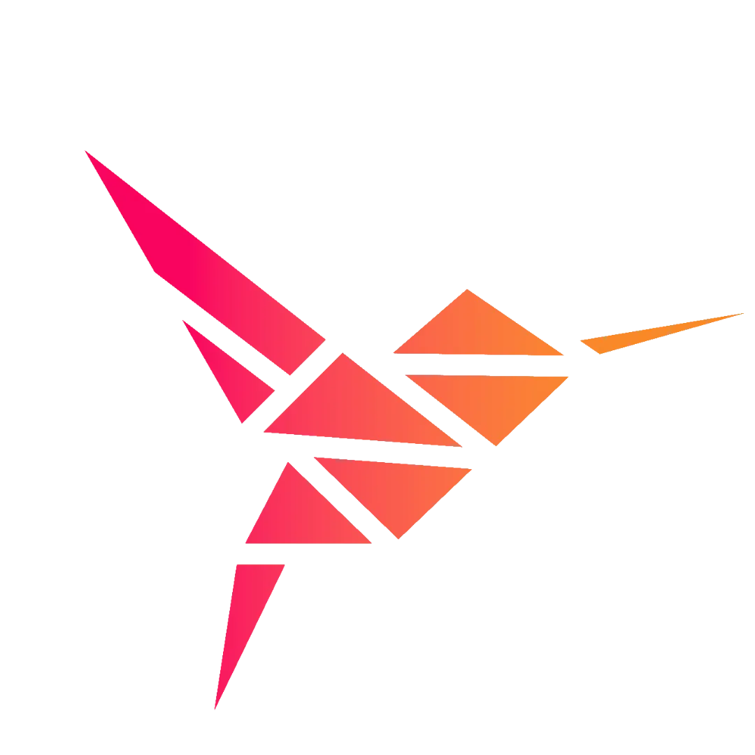 entrezio logo of a humming bird