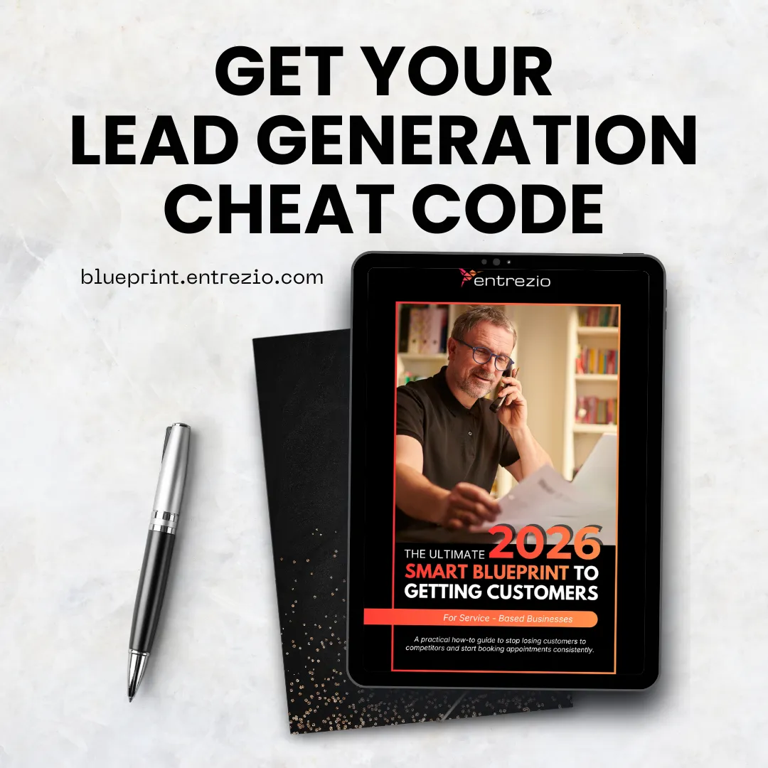 Ipad and notebook and pen on a table with the Blueprint on the screen