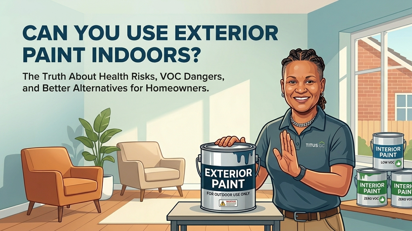 Can You Use Exterior Paint for Interior? What Every Homeowner Must Know