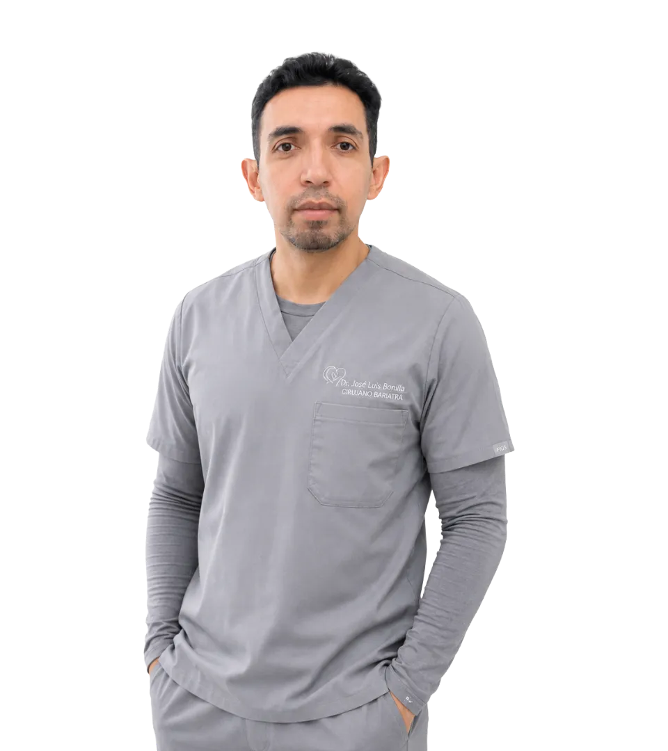 Dr. José Luis Bonilla, cirujano bariátrico y metabólico en Ecuador.