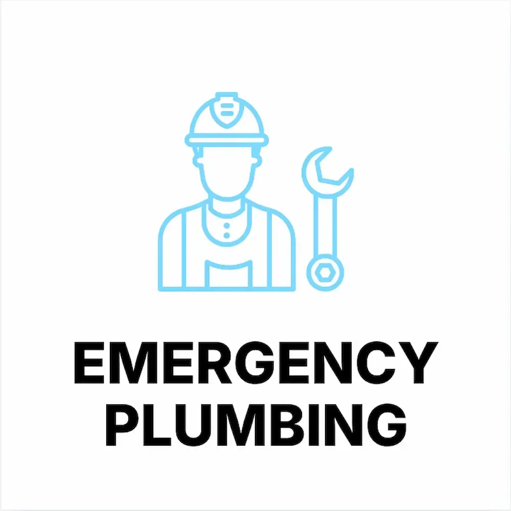 Emergency plumbing clickable icon