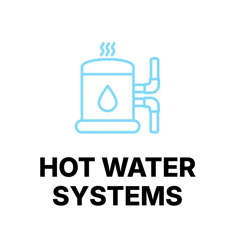 Hot water systems clickable icon