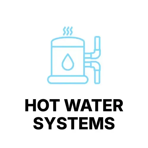 Hot water systems clickable icon