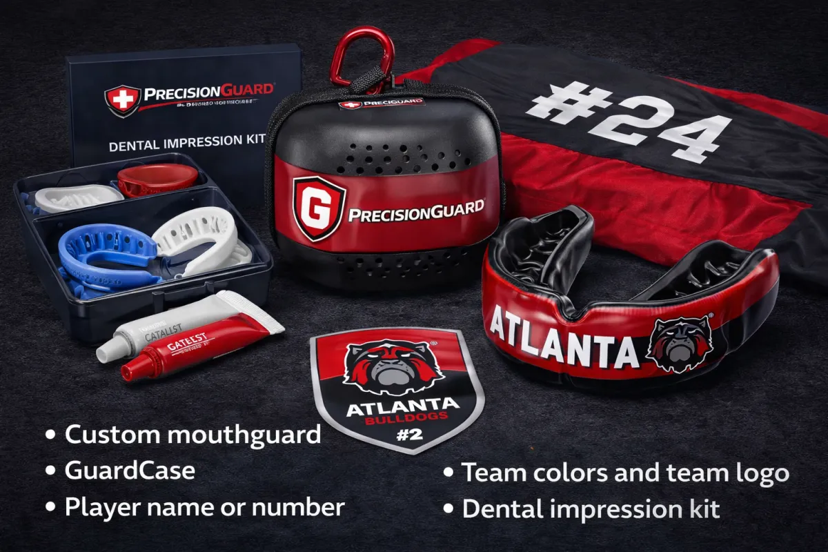 bulk custom sports mouthguards for teams