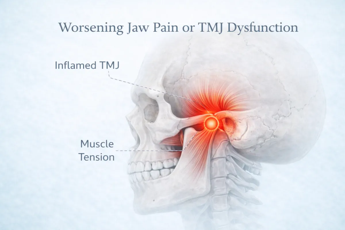 Worsening Jaw Pain or TMJ Dysfunction