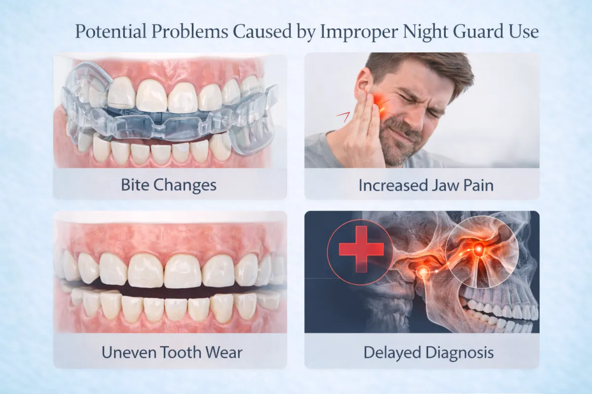 Potential Problems Caused by Improper Night Guard Use