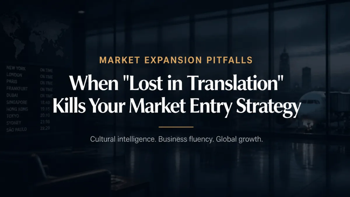 Market Expansion Pitfalls