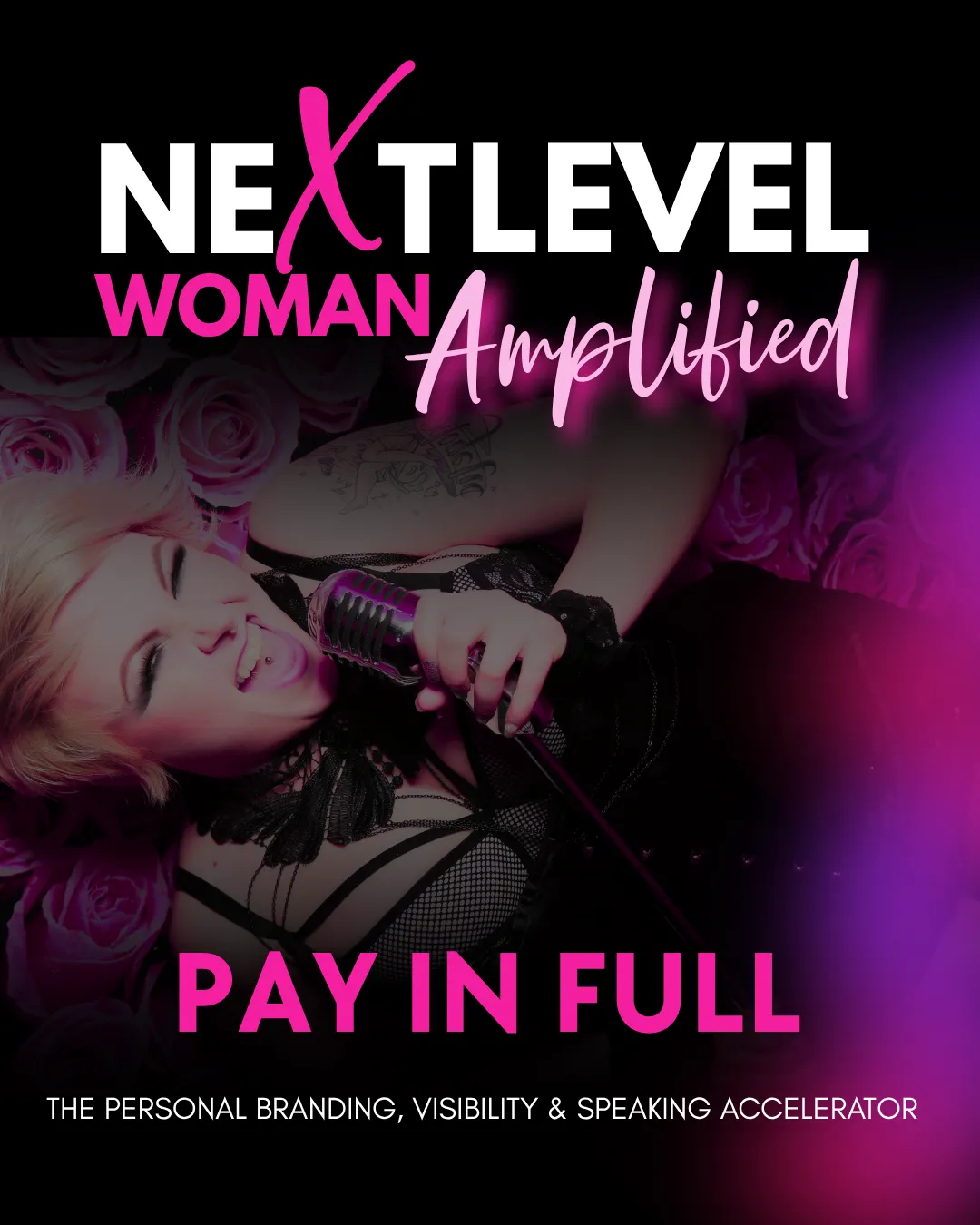 Next level woman amplified accelerator