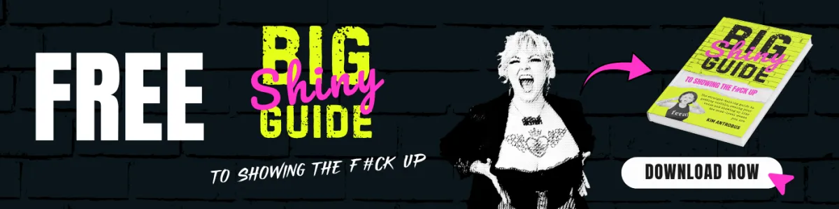BIG SHINY GUIDE TO SHOWING THE FUCK UP