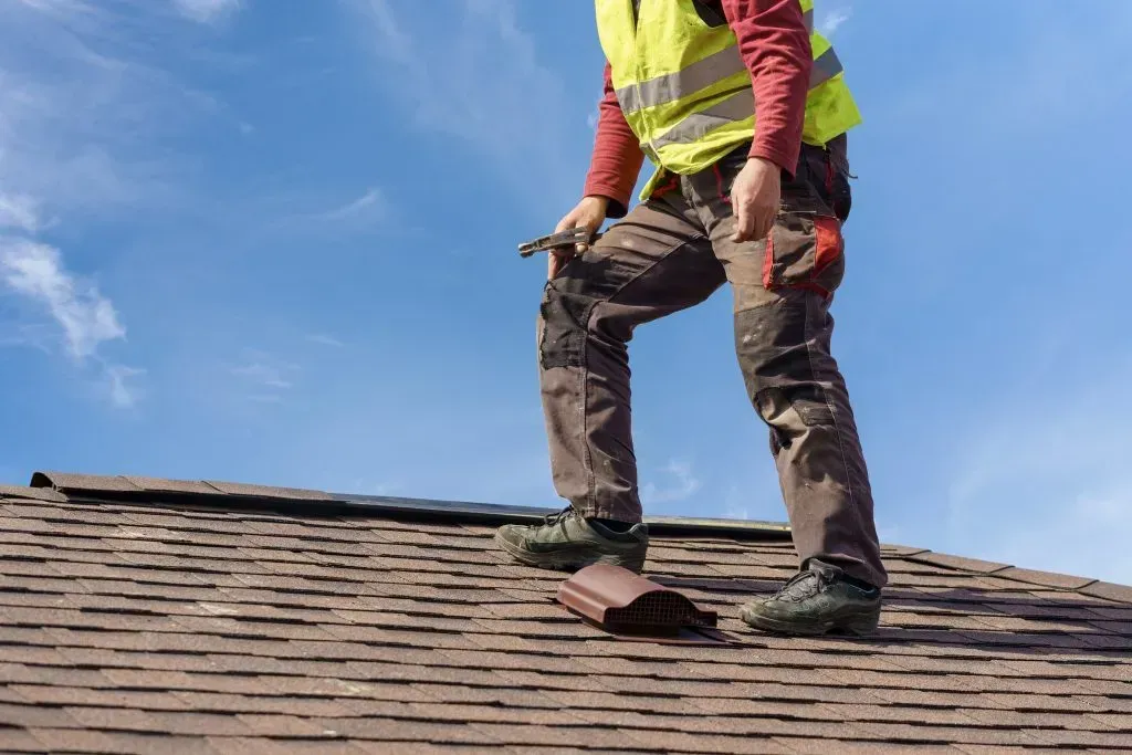 A roof inspection in Southern Maine to assess the damage and recommend the right solution