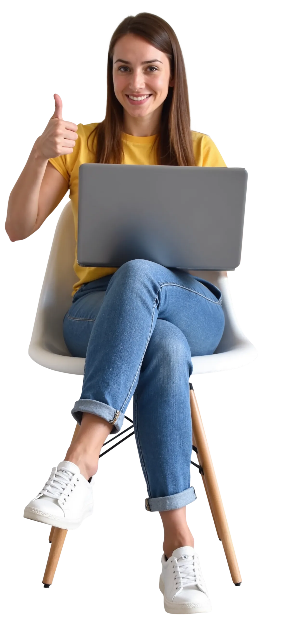 Mujer emprendedora usando SoftiaBiz para ganar visibilidad, tranquilidad y organización en su tienda en línea