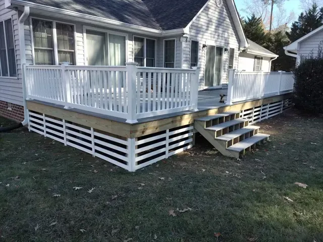 Newport Fence & Deck Install Wood Deck in Cherry Hill, New Jersey
