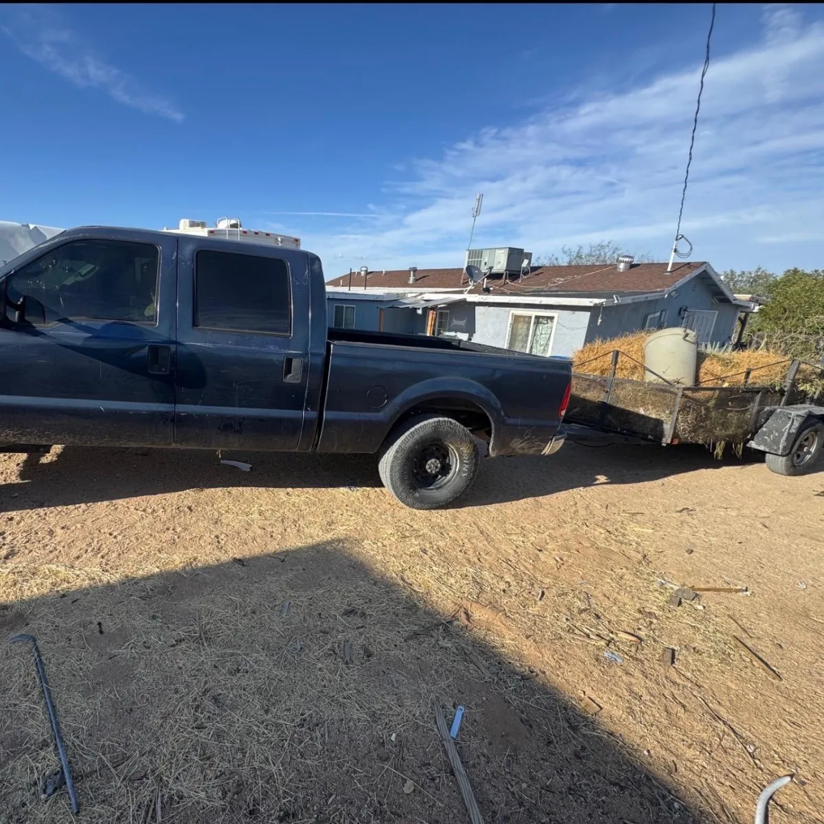 Junkova same-day junk removal truck and team in the High Desert