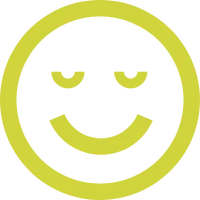 satisfied, peaceful emoji symbol