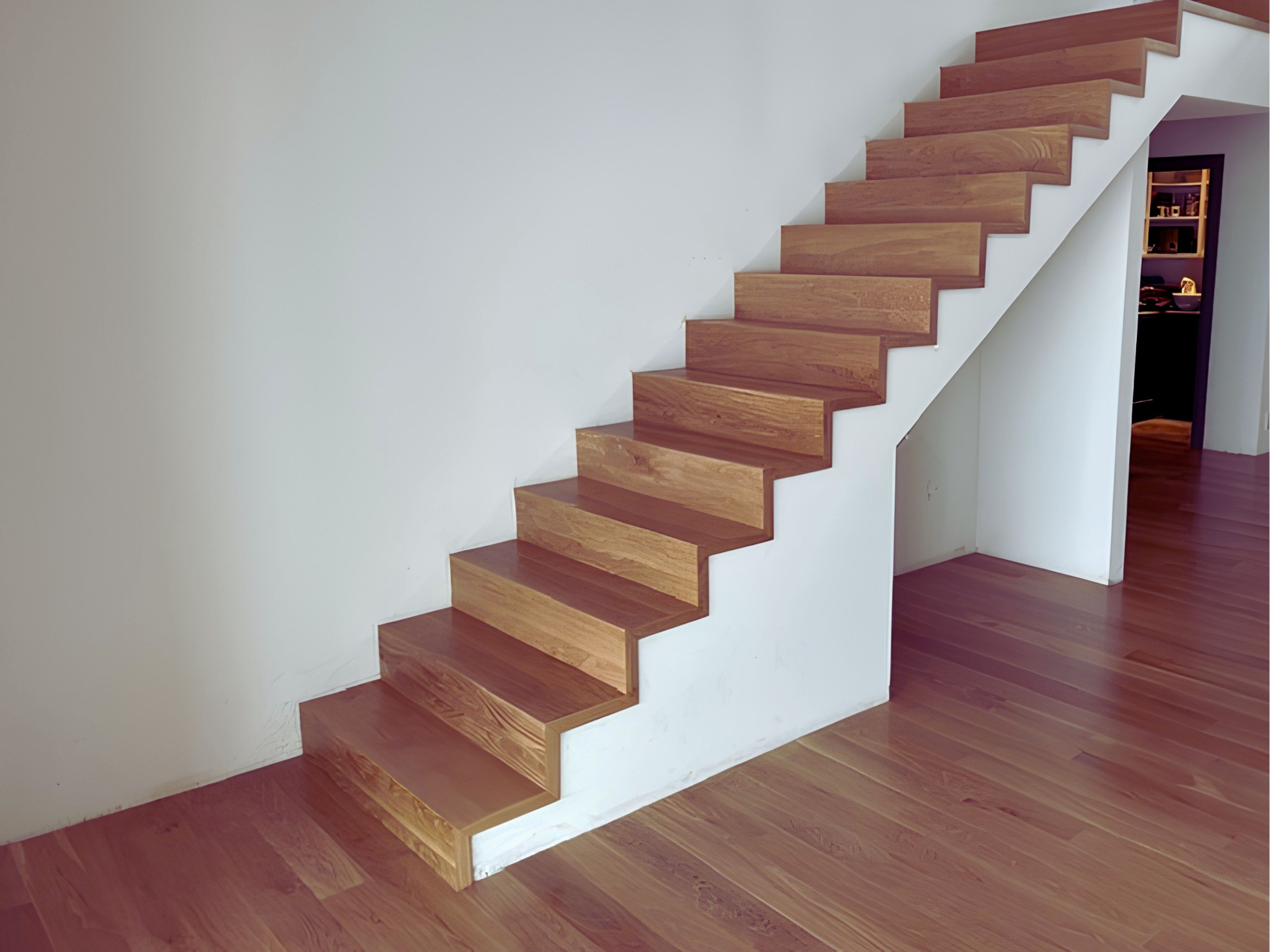 Prefinished staircase to match flooring