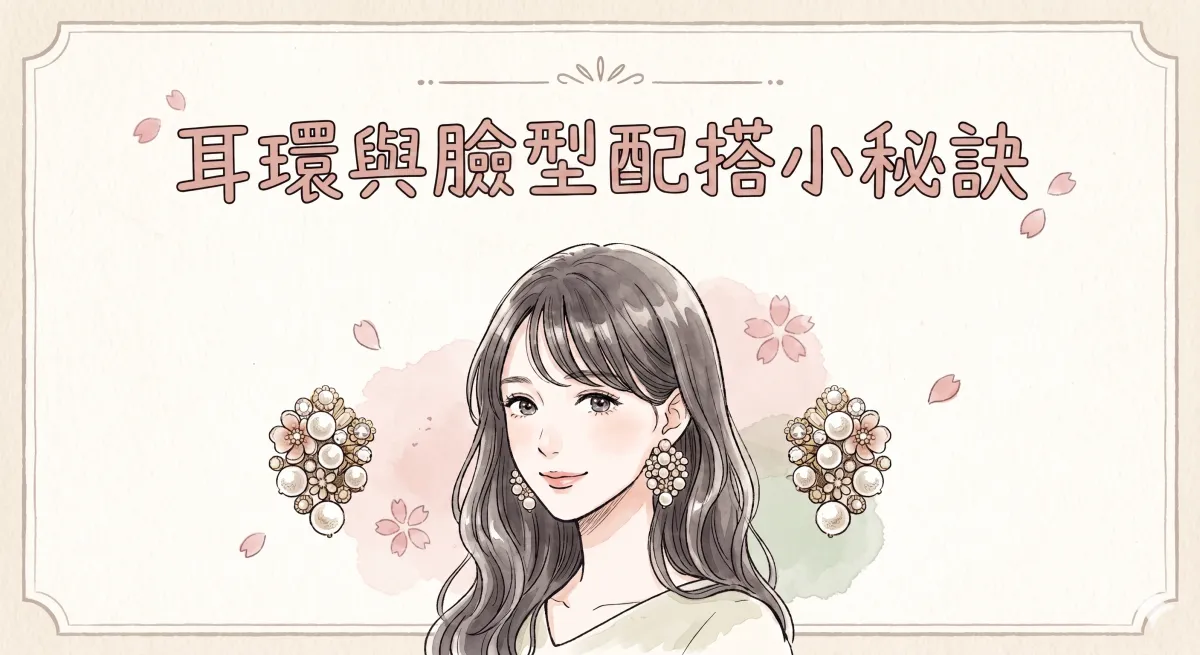 耳環與臉型配搭小秘訣
