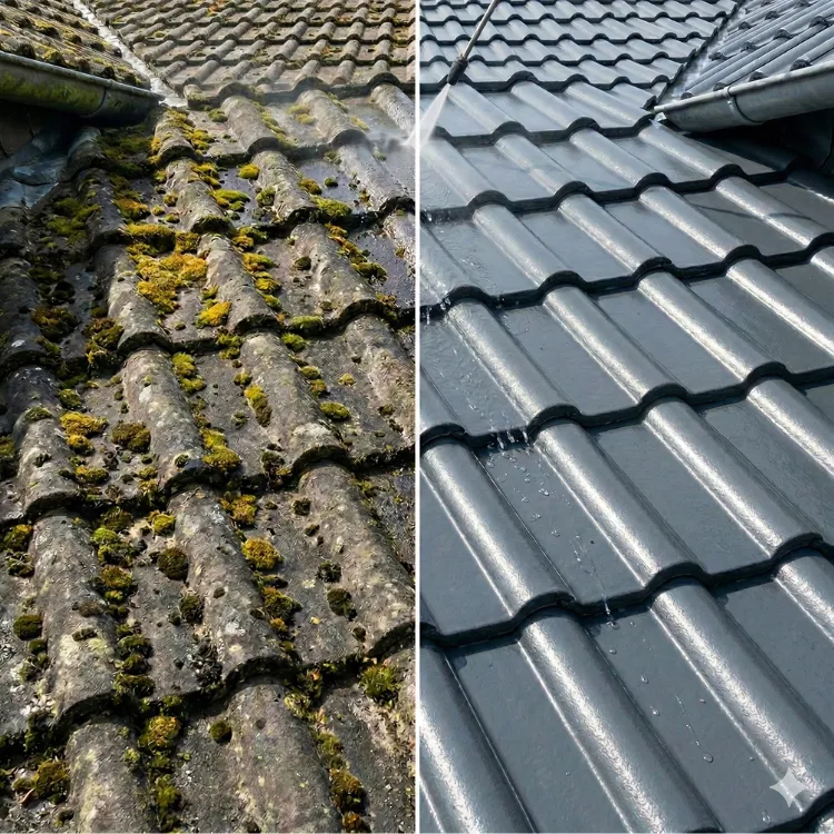 Baumfällung Berlin - Kran für die Fällung eines Baumes