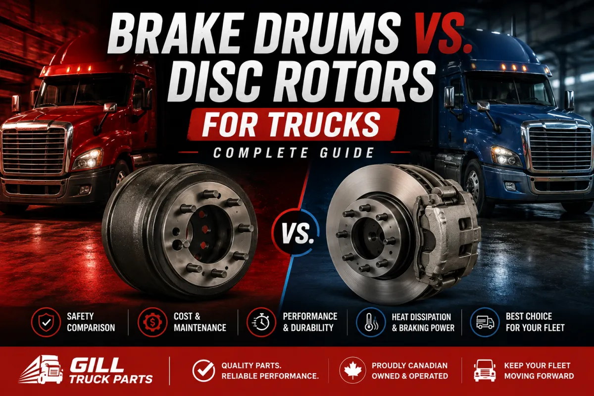 Brake Drums vs. Disc Rotors for Trucks 