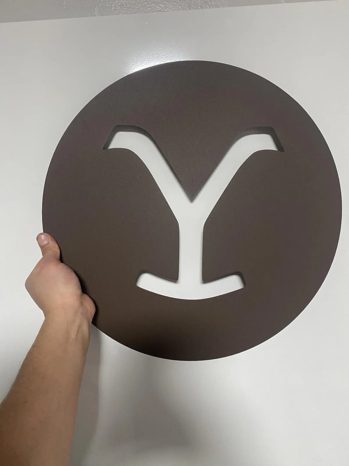 metal sign cut with cnc machine