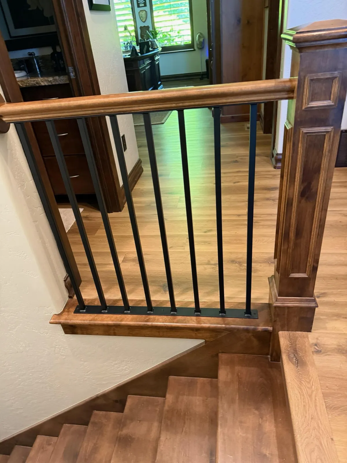 classic, custom metal railing for kaysville, UT homes.