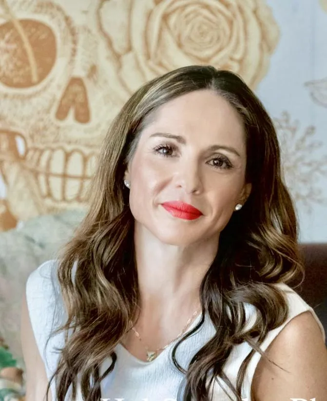 Portrait of Tatiana Miller discussing midlife empowerment and menopause transition