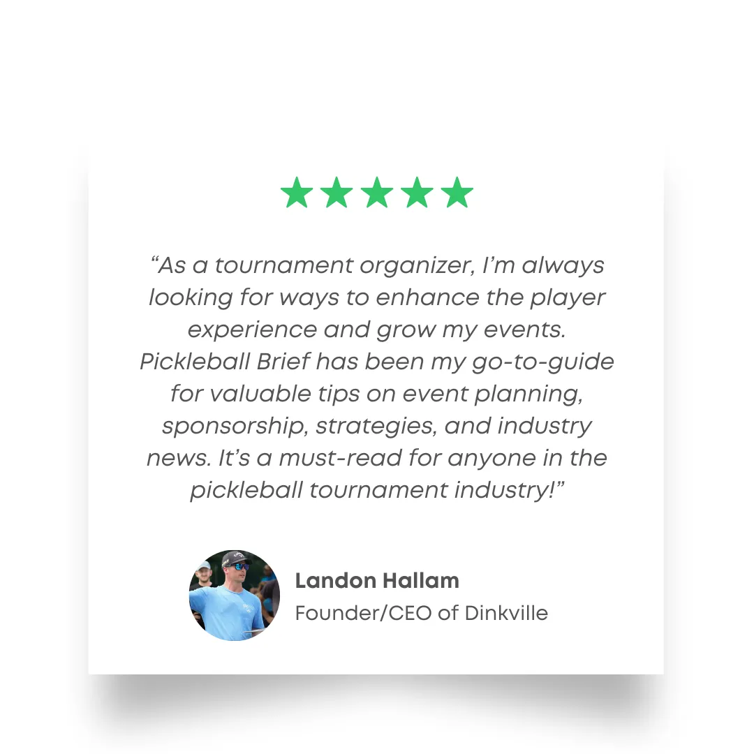 Pickleball Brief Testimonial Pickleball Kingdom Jesse DeMund