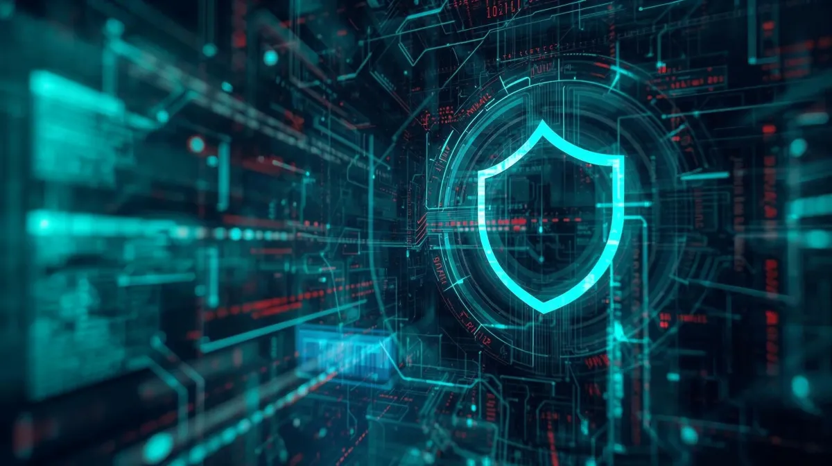 a person sitting at a desk with a laptop on it