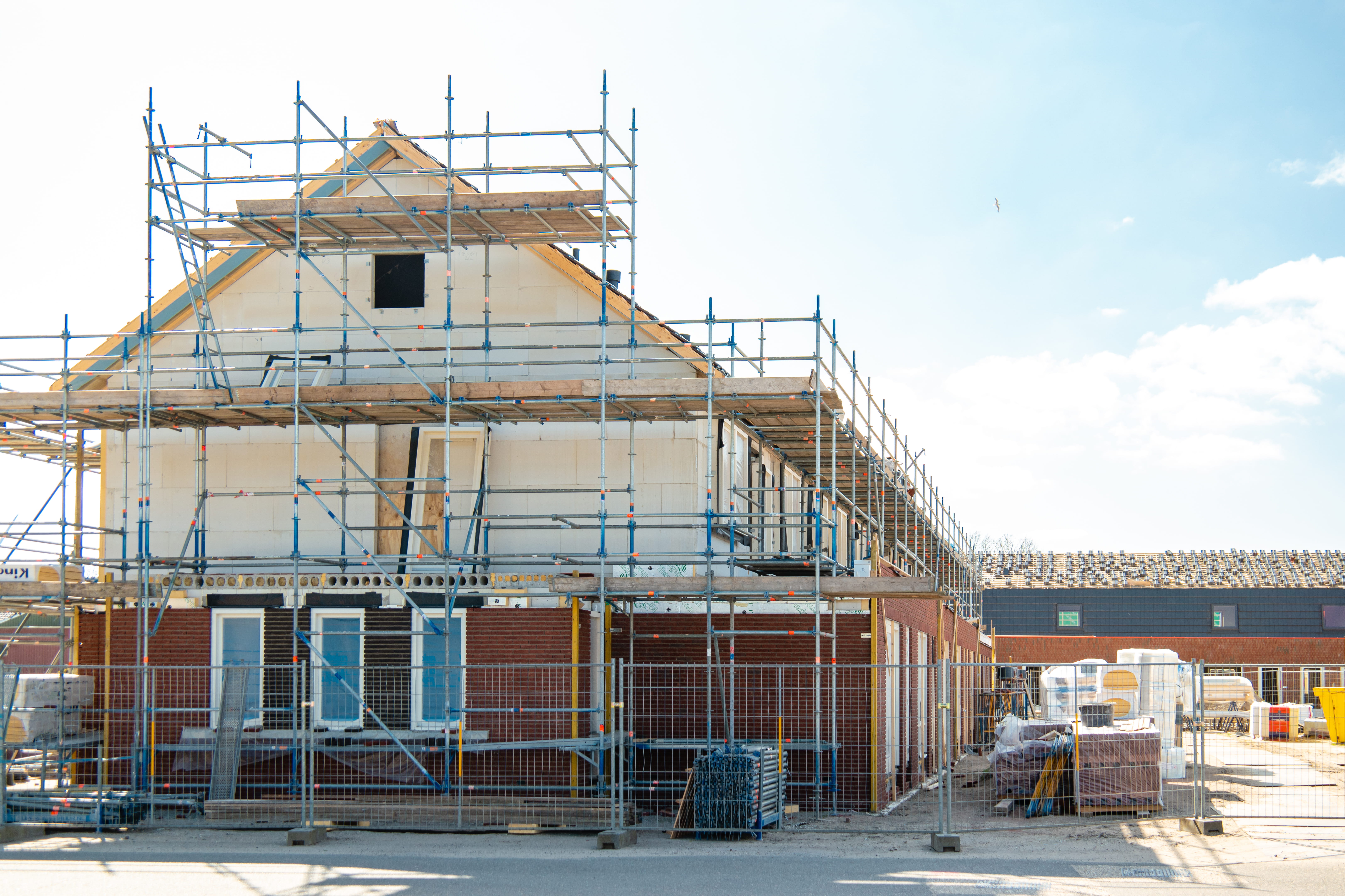 Roof scaffolding in Nantwich, Cheshire