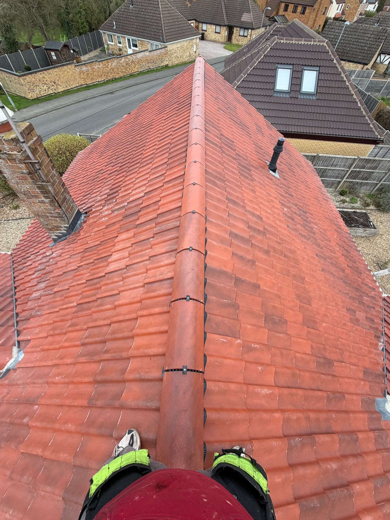Clay roof tile replacement and roof restoration service