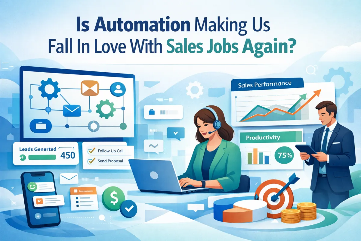 Is Automation Making Us Fall In Love With Sales Jobs Again?